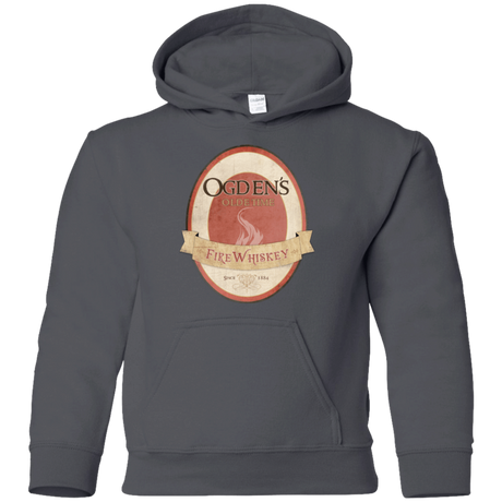Sweatshirts Charcoal / YS Ogdens Fire Whiskey Youth Hoodie