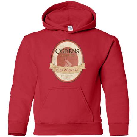 Sweatshirts Red / YS Ogdens Fire Whiskey Youth Hoodie