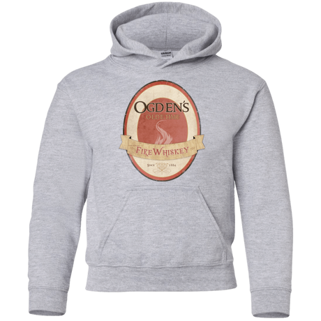 Sweatshirts Sport Grey / YS Ogdens Fire Whiskey Youth Hoodie