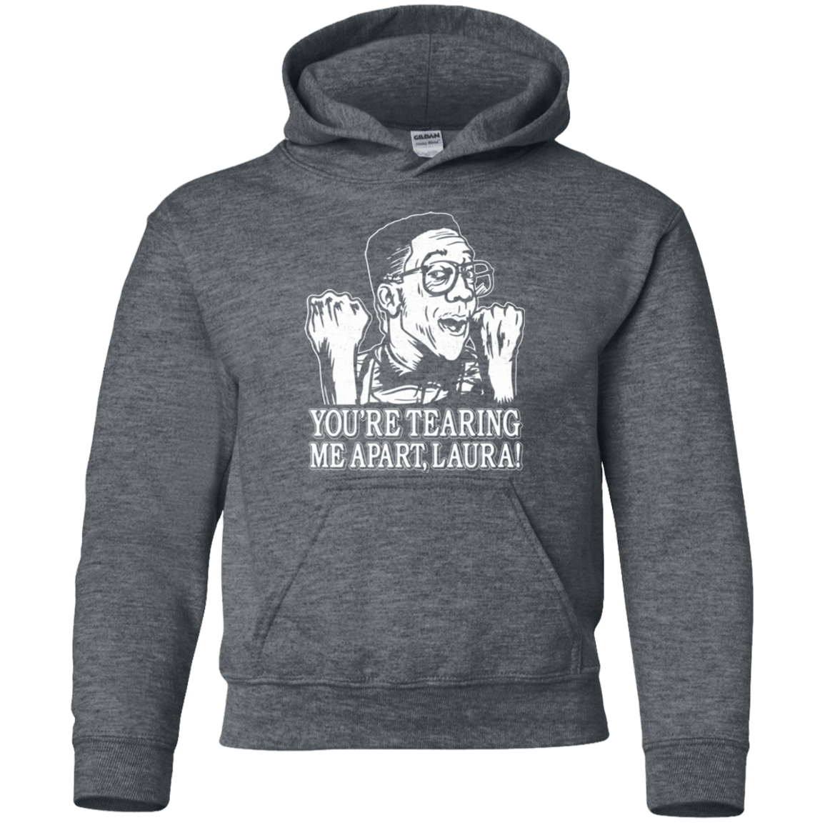 Sweatshirts Dark Heather / YS OH LAURA Youth Hoodie