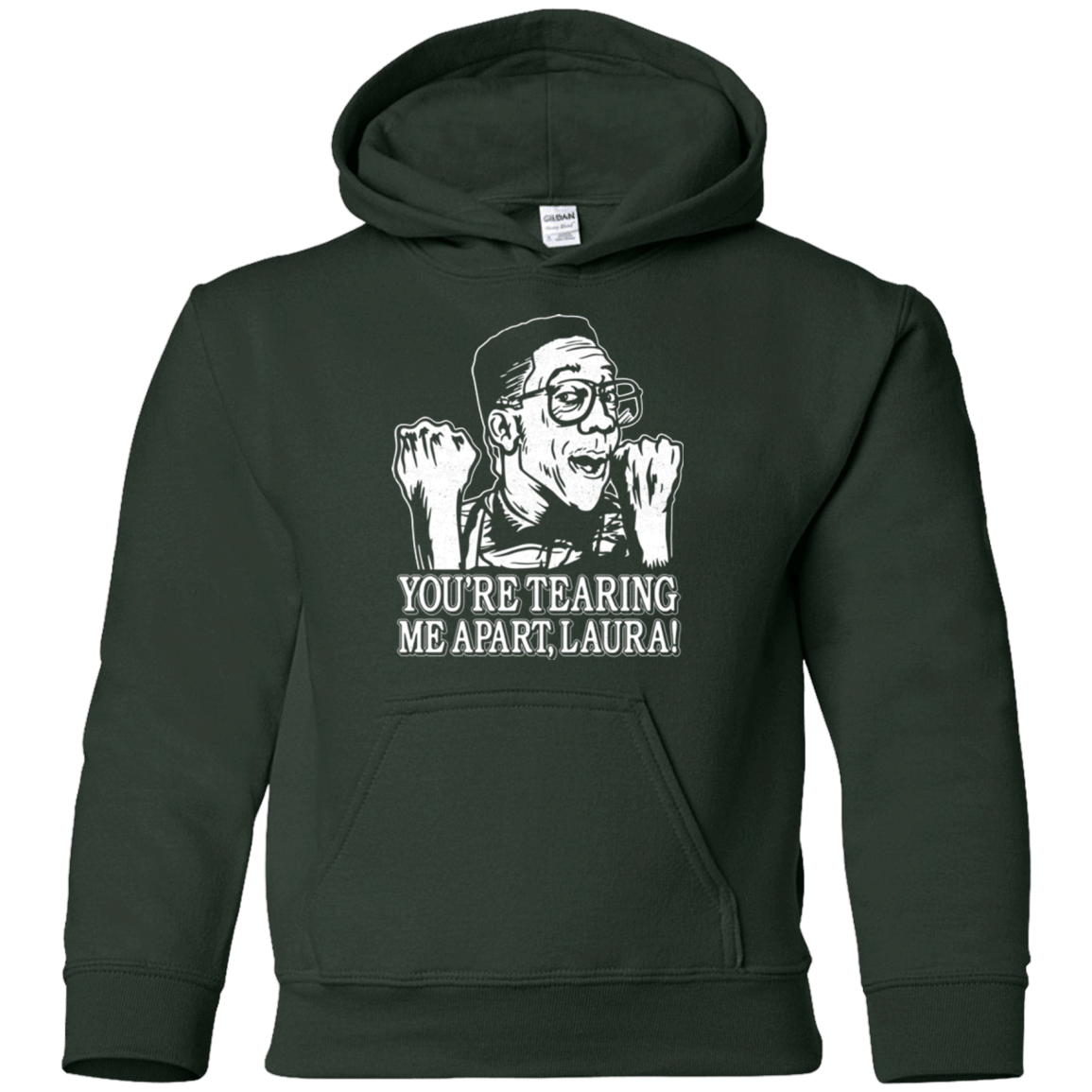 Sweatshirts Forest Green / YS OH LAURA Youth Hoodie