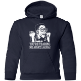 Sweatshirts Navy / YS OH LAURA Youth Hoodie