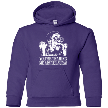 Sweatshirts Purple / YS OH LAURA Youth Hoodie