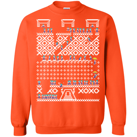 Sweatshirts Orange / Small OH NO! It's Christmas! Crewneck Sweatshirt