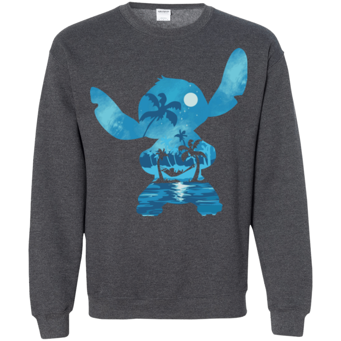 Sweatshirts Dark Heather / S Ohana Portrait Crewneck Sweatshirt