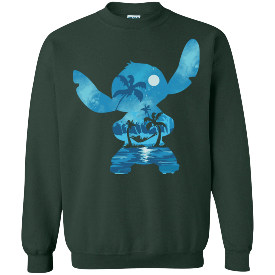 Sweatshirts Forest Green / S Ohana Portrait Crewneck Sweatshirt