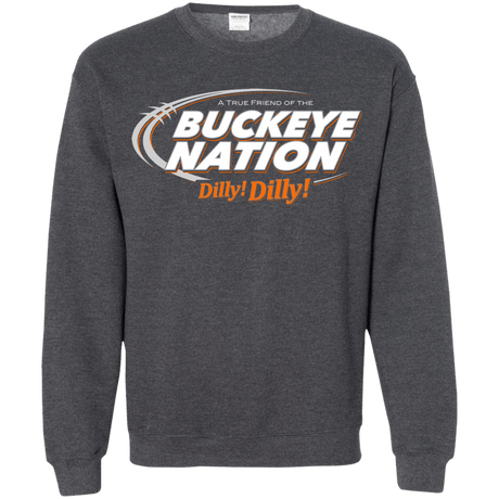 Sweatshirts Dark Heather / Small Ohio State Dilly Dilly Crewneck Sweatshirt