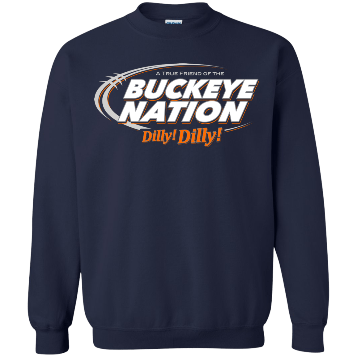Sweatshirts Navy / Small Ohio State Dilly Dilly Crewneck Sweatshirt