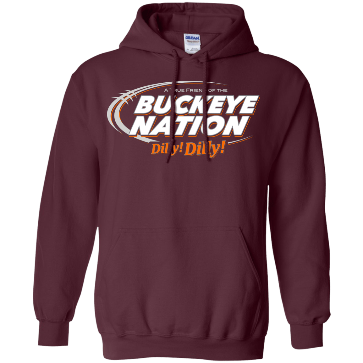 Sweatshirts Maroon / Small Ohio State Dilly Dilly Pullover Hoodie