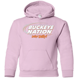 Sweatshirts Light Pink / YS Ohio State Dilly Dilly Youth Hoodie