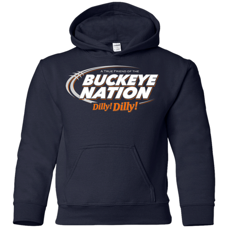 Sweatshirts Navy / YS Ohio State Dilly Dilly Youth Hoodie