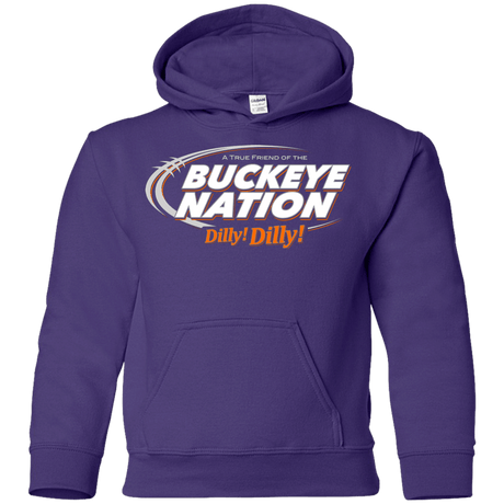 Sweatshirts Purple / YS Ohio State Dilly Dilly Youth Hoodie