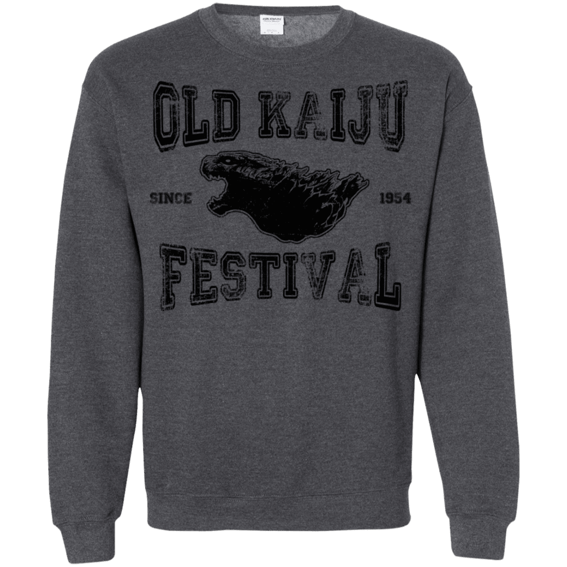 Sweatshirts Dark Heather / S Old Kaiju Festival Crewneck Sweatshirt