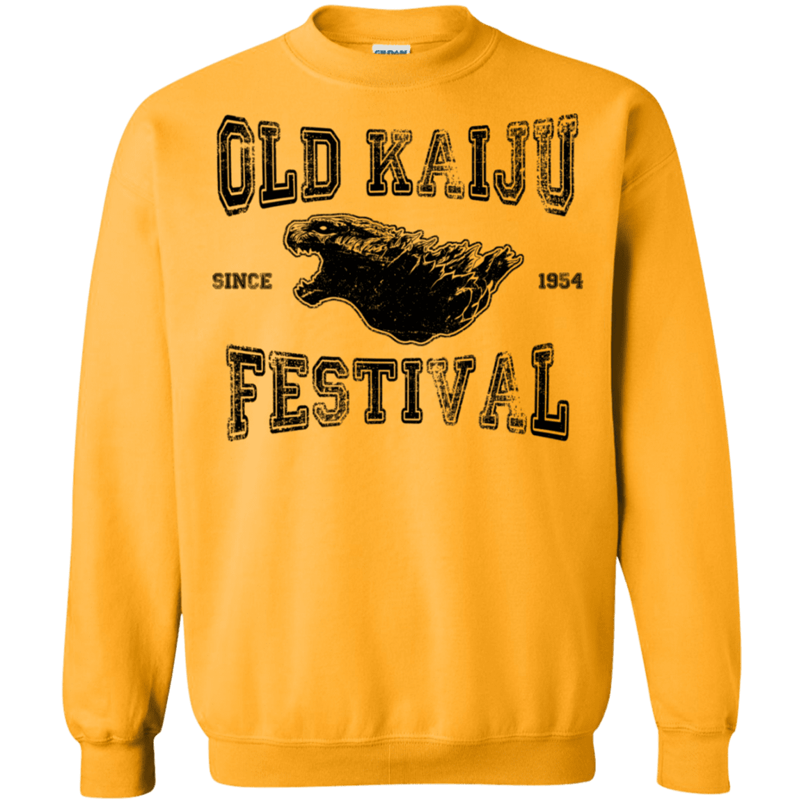 Sweatshirts Gold / S Old Kaiju Festival Crewneck Sweatshirt