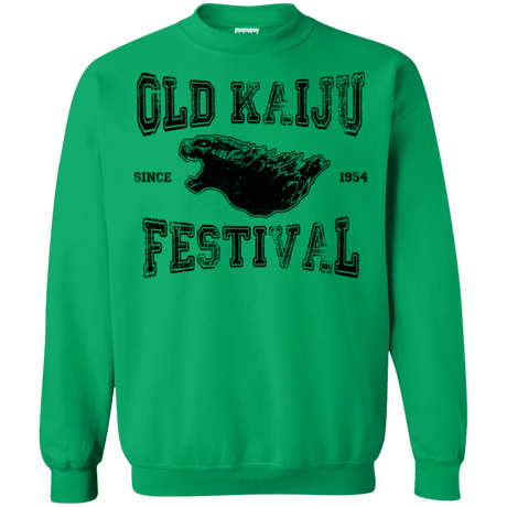 Sweatshirts Irish Green / S Old Kaiju Festival Crewneck Sweatshirt