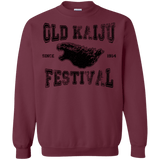 Sweatshirts Maroon / S Old Kaiju Festival Crewneck Sweatshirt