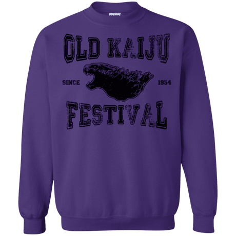 Sweatshirts Purple / S Old Kaiju Festival Crewneck Sweatshirt