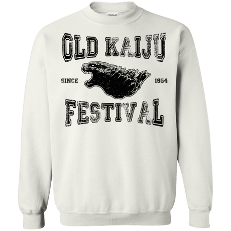 Sweatshirts White / S Old Kaiju Festival Crewneck Sweatshirt