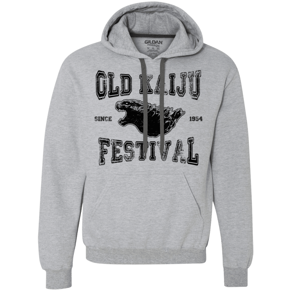 Sweatshirts Sport Grey / S Old Kaiju Festival Premium Fleece Hoodie