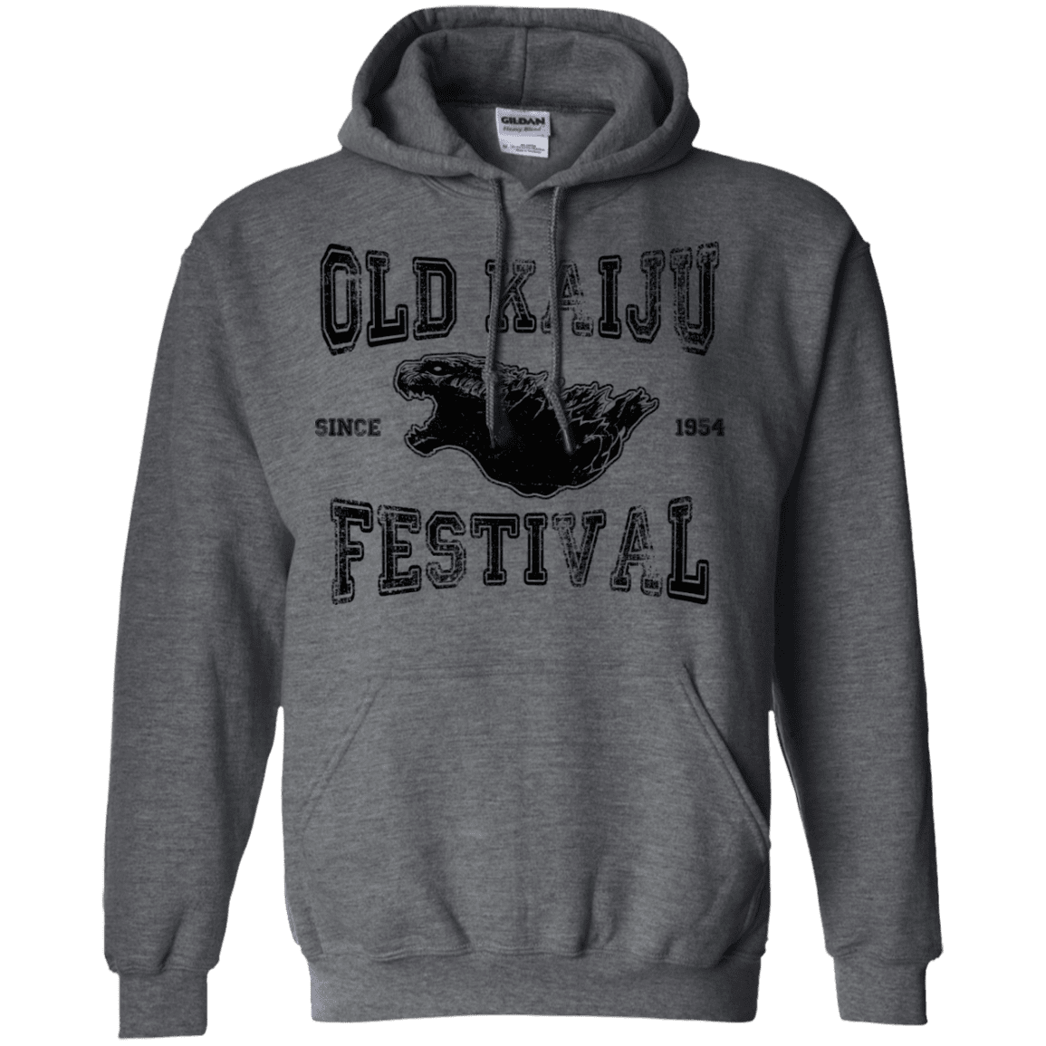 Sweatshirts Dark Heather / S Old Kaiju Festival Pullover Hoodie