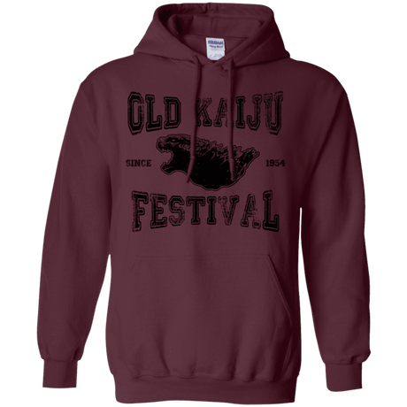 Sweatshirts Maroon / S Old Kaiju Festival Pullover Hoodie