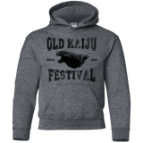 Sweatshirts Dark Heather / YS Old Kaiju Festival Youth Hoodie