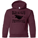 Sweatshirts Maroon / YS Old Kaiju Festival Youth Hoodie