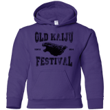 Sweatshirts Purple / YS Old Kaiju Festival Youth Hoodie