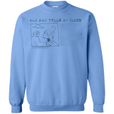 Sweatshirts Carolina Blue / Small Old Man Crewneck Sweatshirt