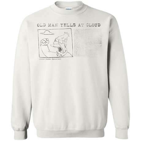 Sweatshirts White / Small Old Man Crewneck Sweatshirt