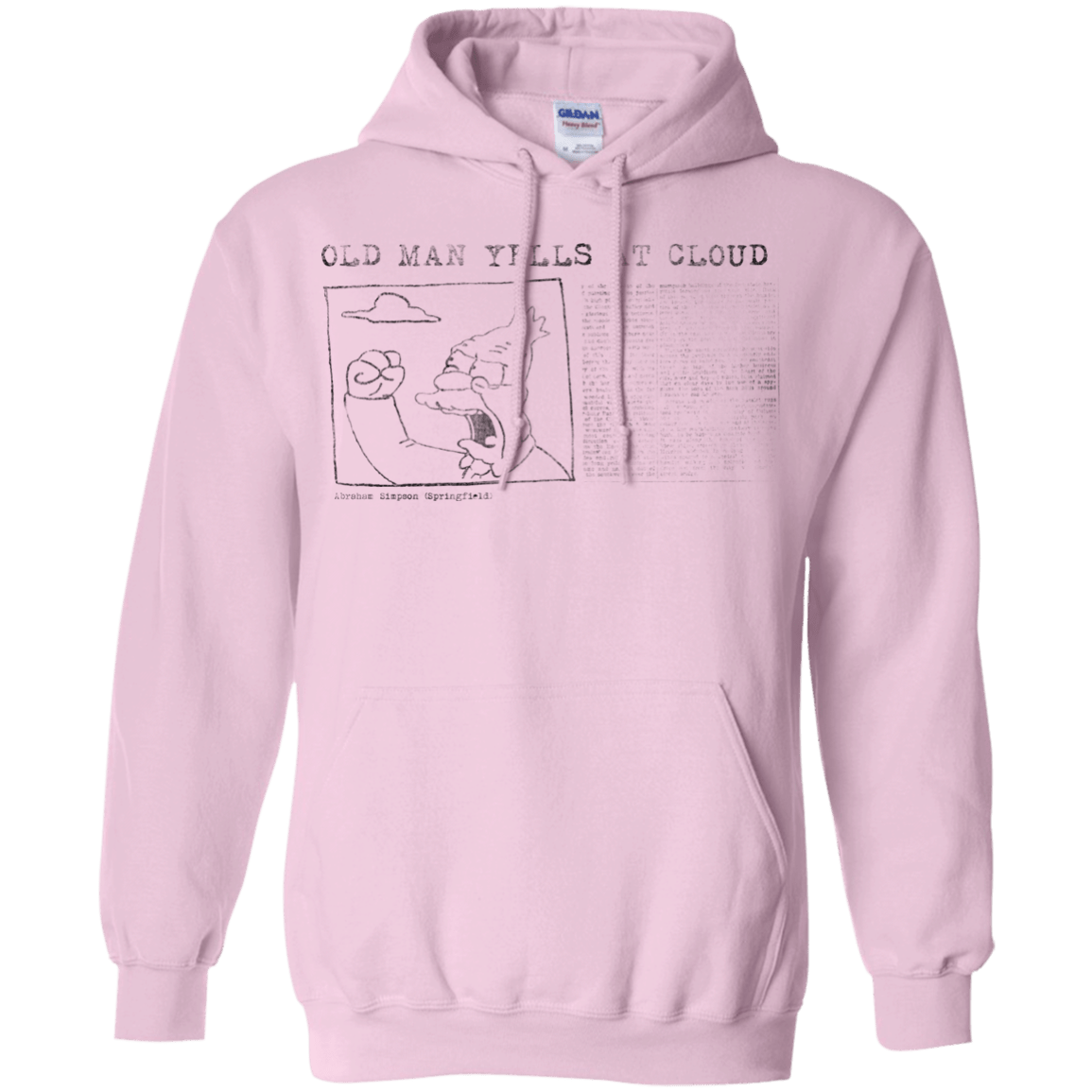 Sweatshirts Light Pink / Small Old Man Pullover Hoodie