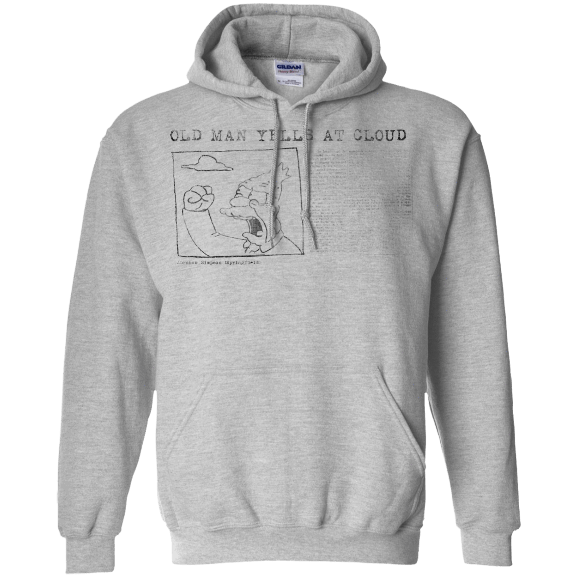 Sweatshirts Sport Grey / Small Old Man Pullover Hoodie