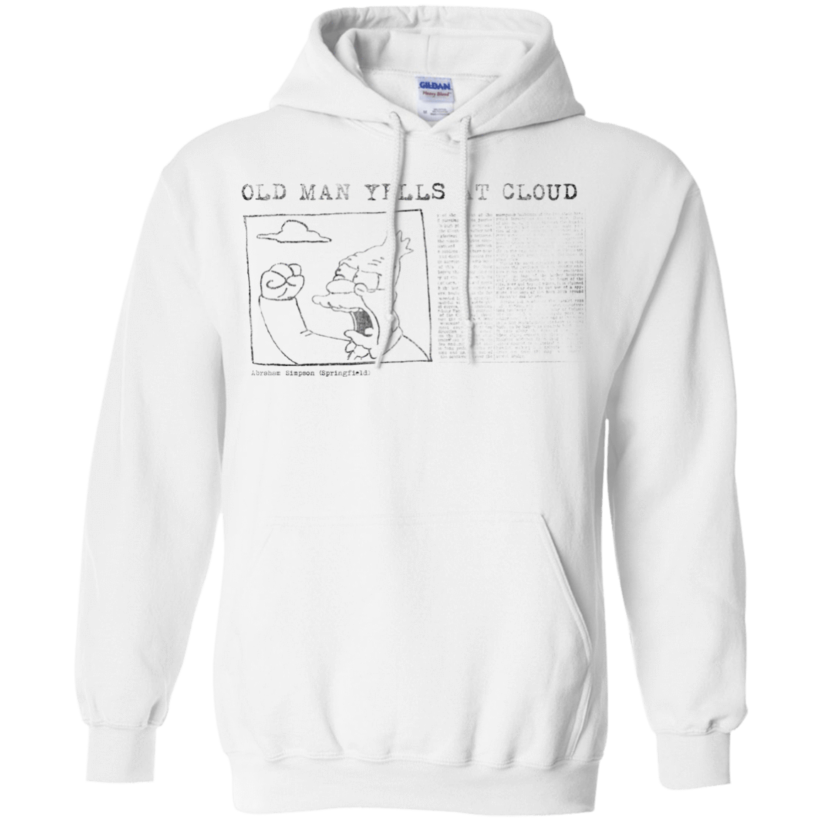 Sweatshirts White / Small Old Man Pullover Hoodie