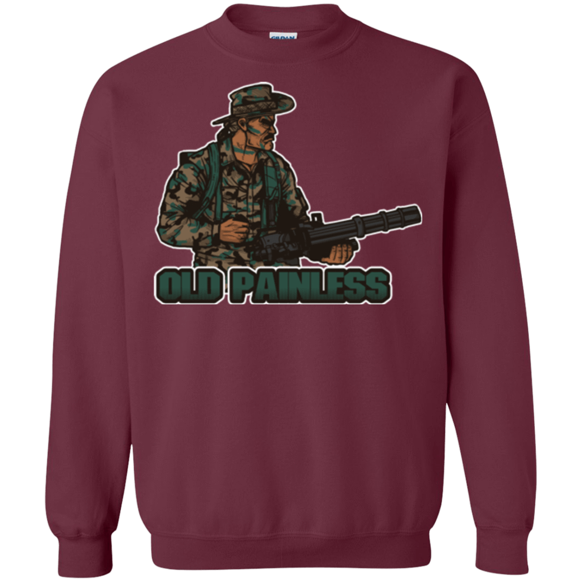 Sweatshirts Maroon / Small Old Painless Crewneck Sweatshirt