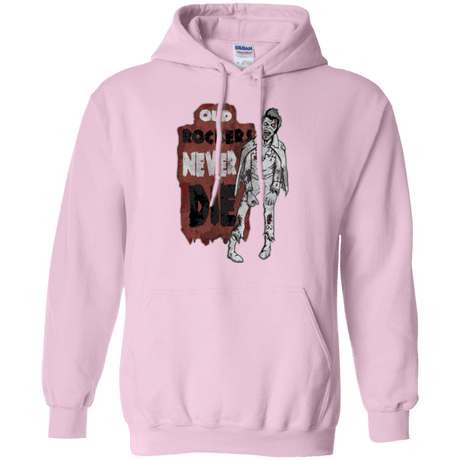 Sweatshirts Light Pink / Small Old Rockers Never Die Pullover Hoodie