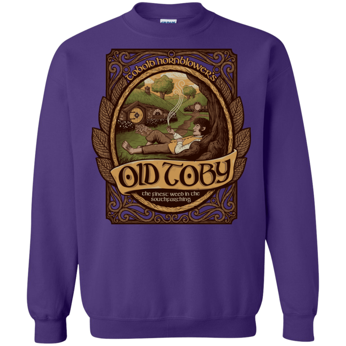 Sweatshirts Purple / S Old Toby Crewneck Sweatshirt