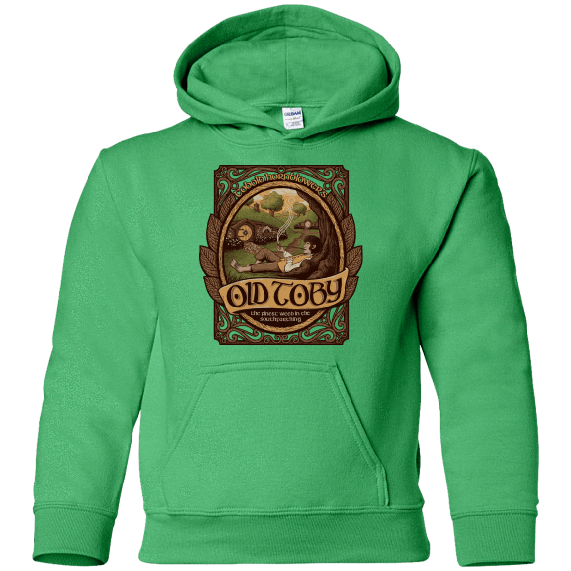 Sweatshirts Irish Green / YS Old Toby Youth Hoodie