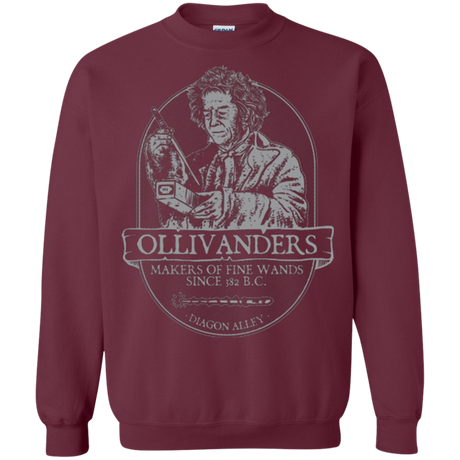 Sweatshirts Maroon / Small Ollivanders Fine Wands Crewneck Sweatshirt