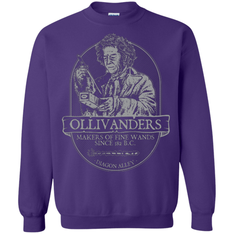 Sweatshirts Purple / Small Ollivanders Fine Wands Crewneck Sweatshirt