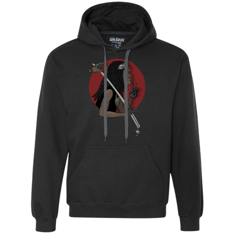 Sweatshirts Black / Small On A Michonne Premium Fleece Hoodie
