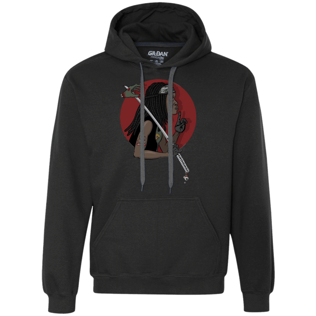 Sweatshirts Black / Small On A Michonne Premium Fleece Hoodie