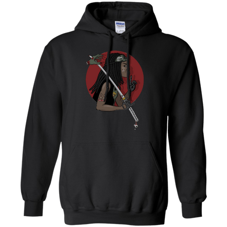 Sweatshirts Black / Small On A Michonne Pullover Hoodie