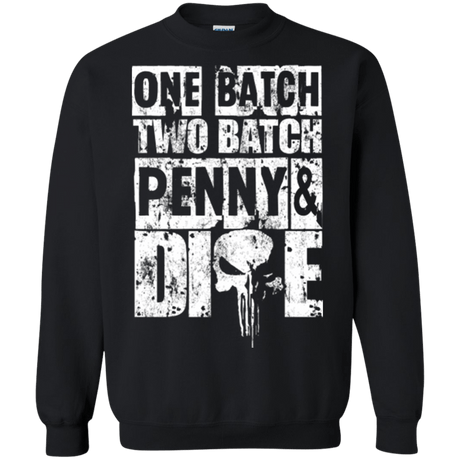 Sweatshirts Black / Small One Batch Two Batch Crewneck Sweatshirt