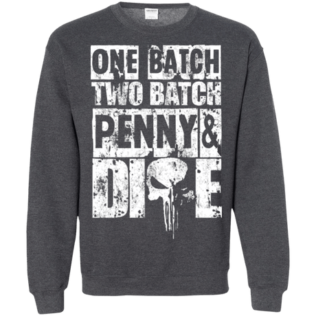 Sweatshirts Dark Heather / Small One Batch Two Batch Crewneck Sweatshirt