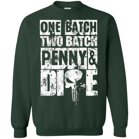 Sweatshirts Forest Green / Small One Batch Two Batch Crewneck Sweatshirt