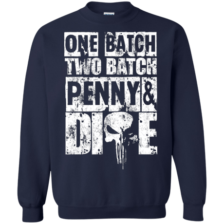 Sweatshirts Navy / Small One Batch Two Batch Crewneck Sweatshirt