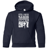 Sweatshirts Navy / YS One Batch Two Batch Youth Hoodie