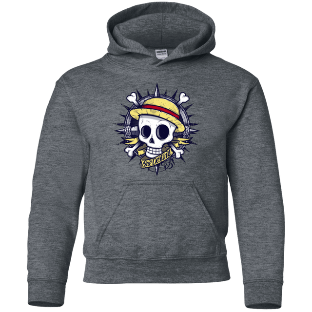 Sweatshirts Dark Heather / YS One Destiny Youth Hoodie