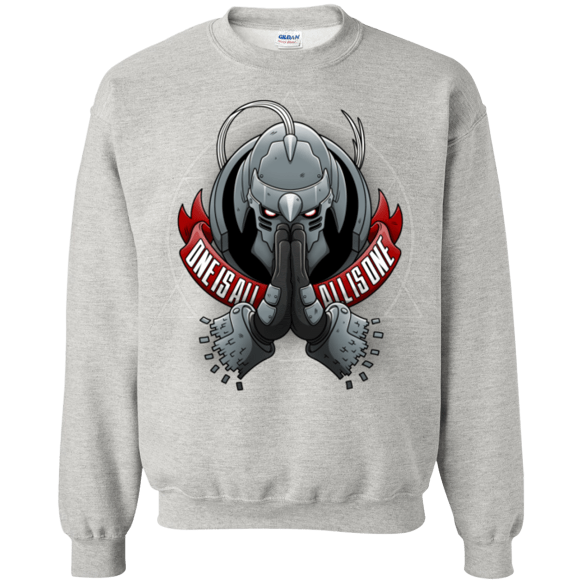 Sweatshirts Ash / Small ONE IS ALL ALL IS ONE Crewneck Sweatshirt