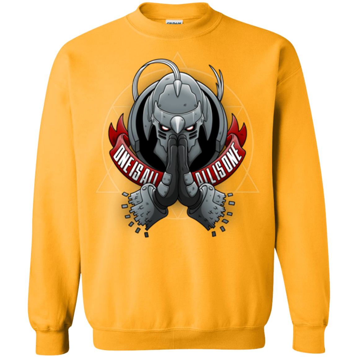 Sweatshirts Gold / Small ONE IS ALL ALL IS ONE Crewneck Sweatshirt